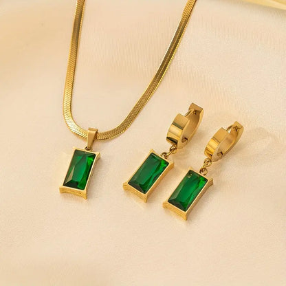 Bijoux Iselotte Verdain émeraude | Or