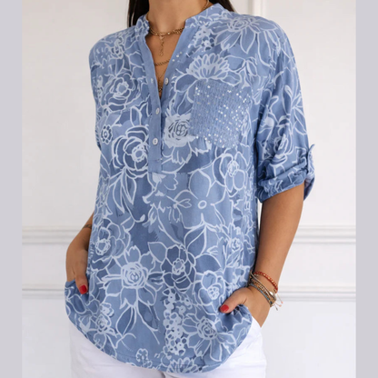Elora™ | Blouse Élégante avec Poche