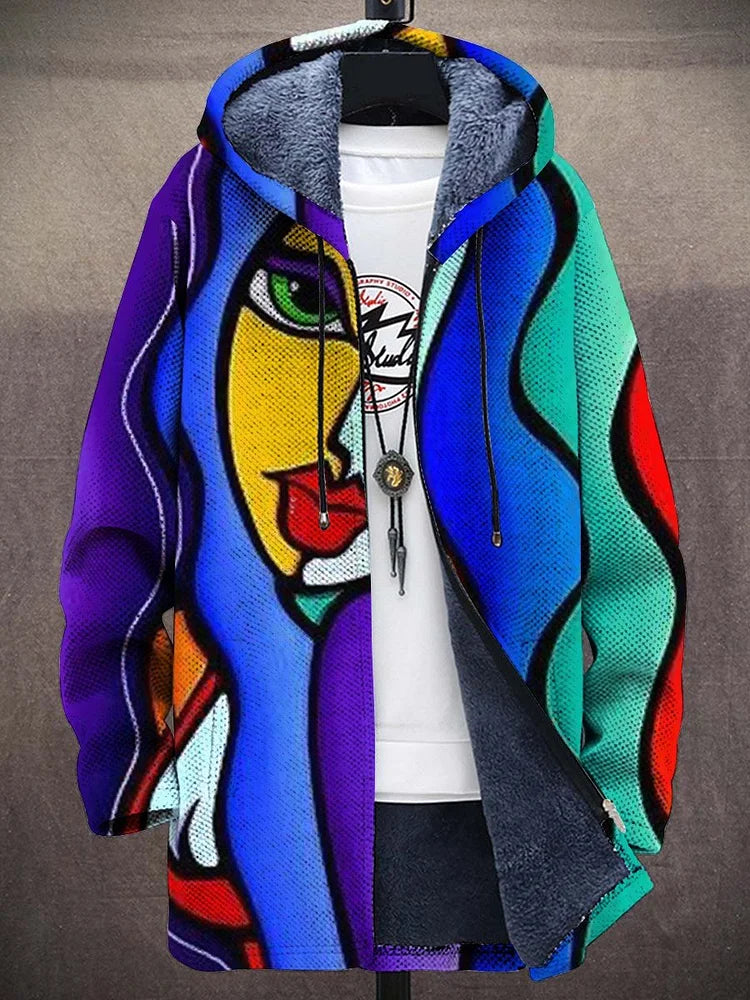 Samira - Cardigan Artistique Élégant