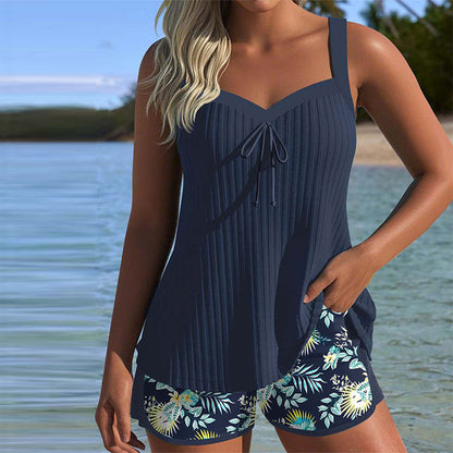 Blythe | Ensemble de Tankini Marine Couvre-Ventre