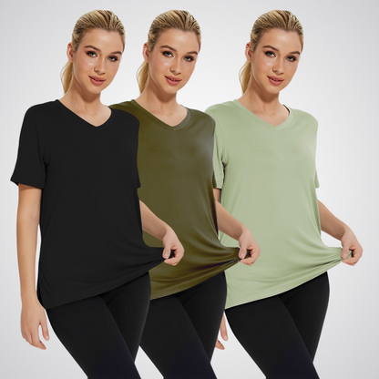 SELENA™ - T-shirt décontracté à coupe ample (Pack de 3)