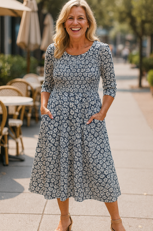 Meliora | Robe Midi Élégance Quotidienne – Confort Flatteur, Confiance Intemporelle (S-5XL)