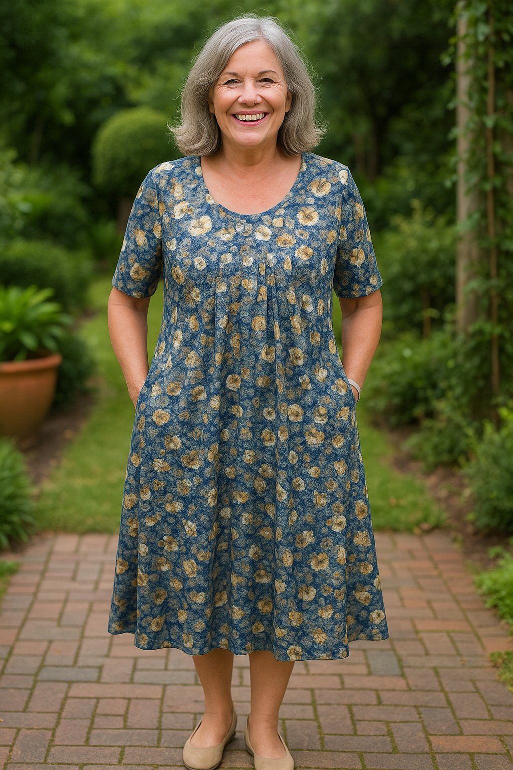 Ivryrose | Robe - Élégance Fluide – Design confortable pour le ventre