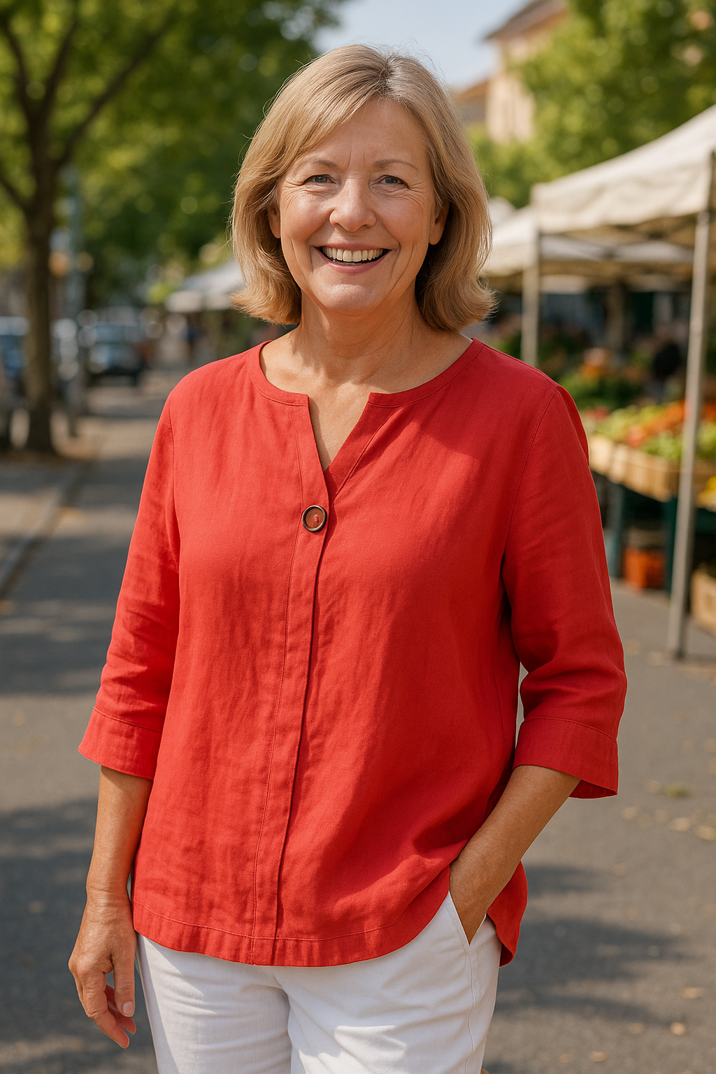Simone | Blouse - Légère. Flatteuse. Conçue pour les vraies femmes
