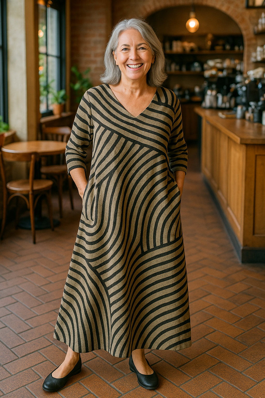 Noelia | Robe Maxi Confort – Élégance sans Effort, Confiance Toute la Journée