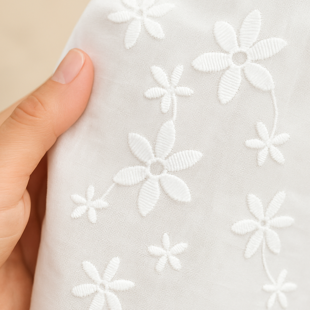 Top en Coton-Lin Naturel Rena