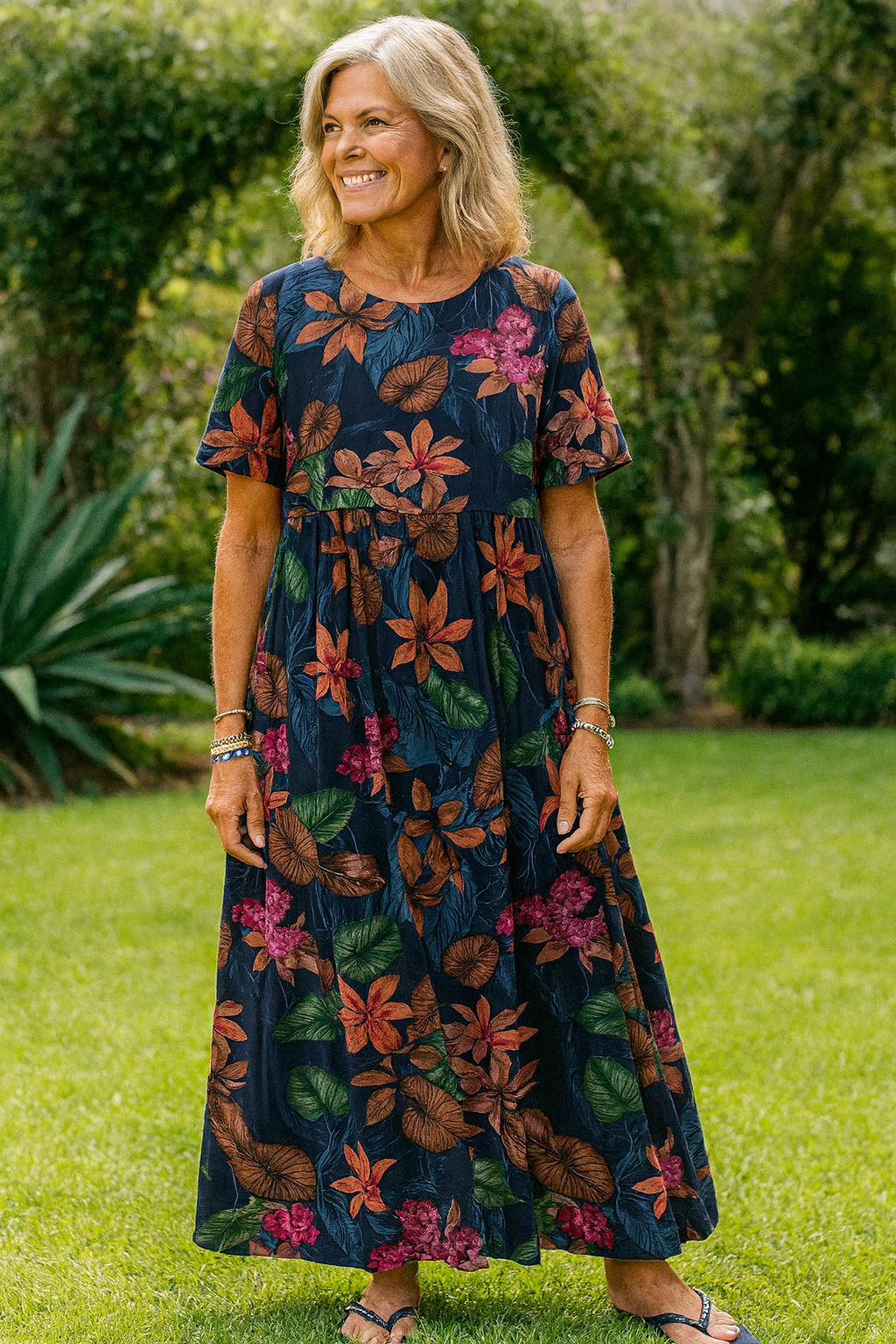 Masie | Robe Maxi Florale Aérée – Là où le Confort Rencontre la Confiance (S-5XL)