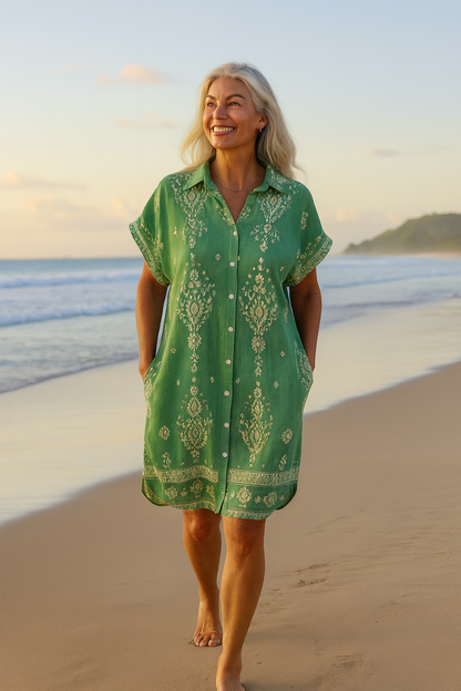Seabreeze | Robe Boho ( Coton-Lin )