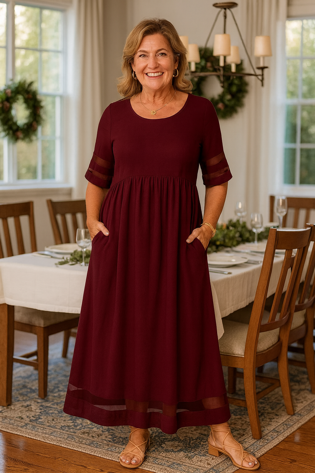 Alurea | Robe Maxi Élégante – Confort Intemporel, Confiance Sans Effort