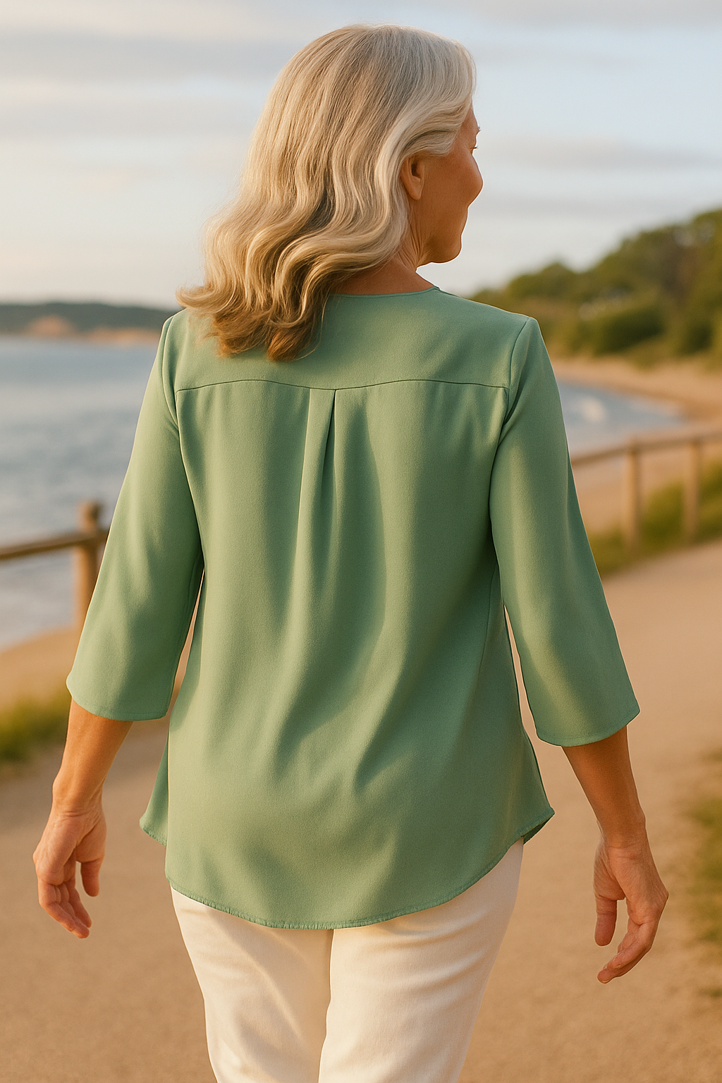 Florise | Blouse Élégance Quotidienne – Douce, Respirante & Flatteuse