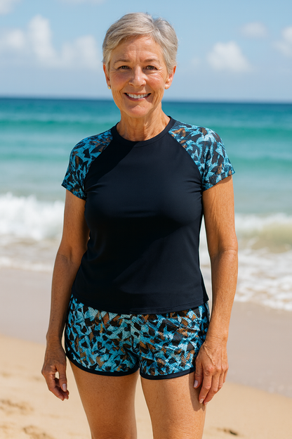ShoreHaven | Ensemble Tankini avec Protection UV – Confiance en Sécurité Solaire, Confort Toute la Journée