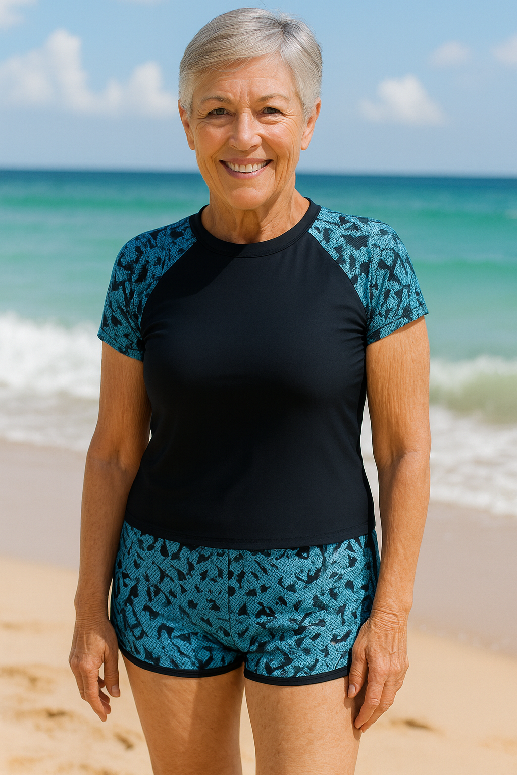 ShoreHaven | Ensemble Tankini avec Protection UV – Confiance en Sécurité Solaire, Confort Toute la Journée