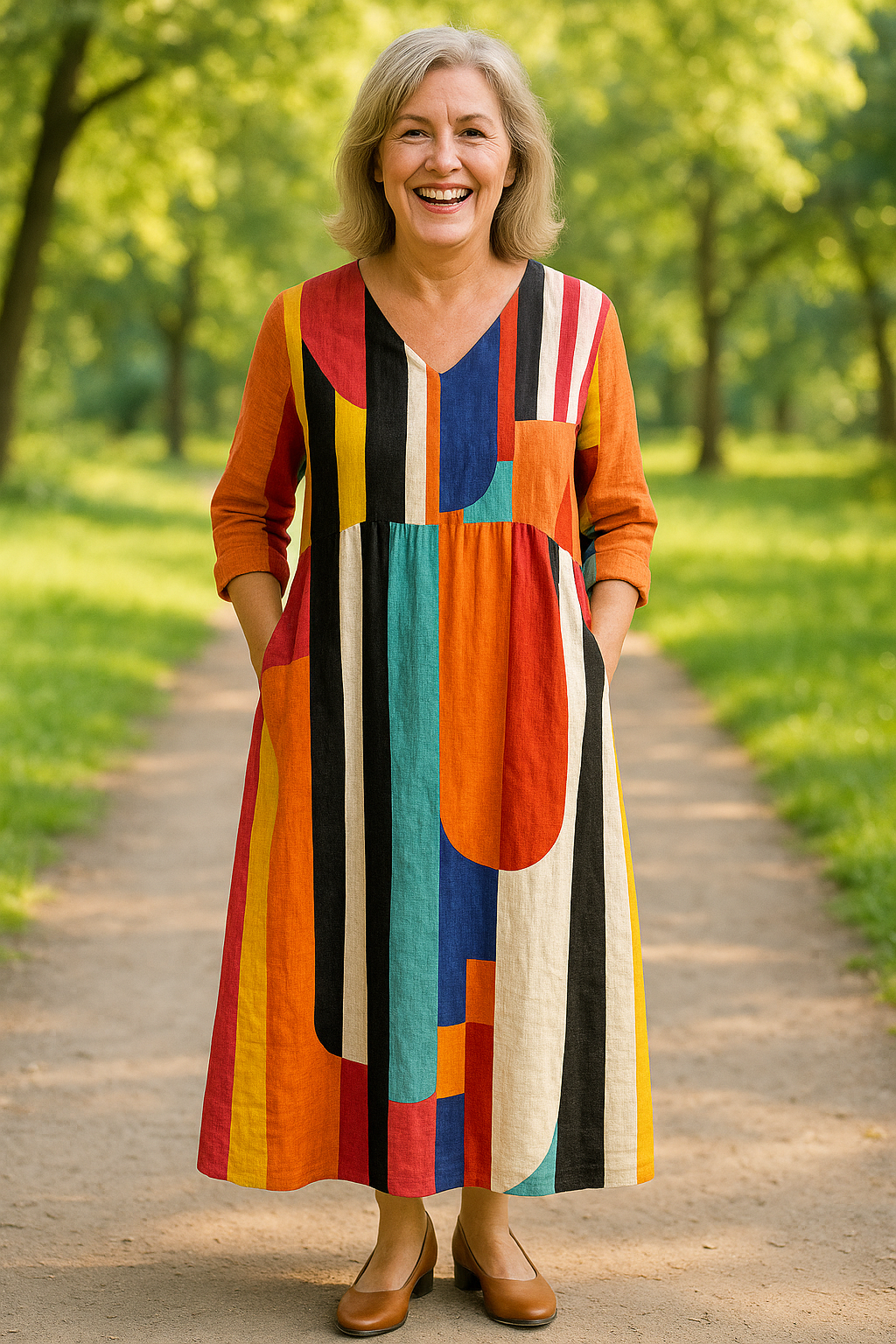 Noelia | Robe Maxi Confort – Élégance sans Effort, Confiance Toute la Journée