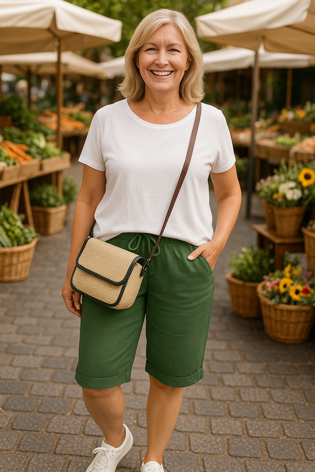 Selma | Shorts en coton confort – Coupe flatteuse. Style quotidien sans effort.