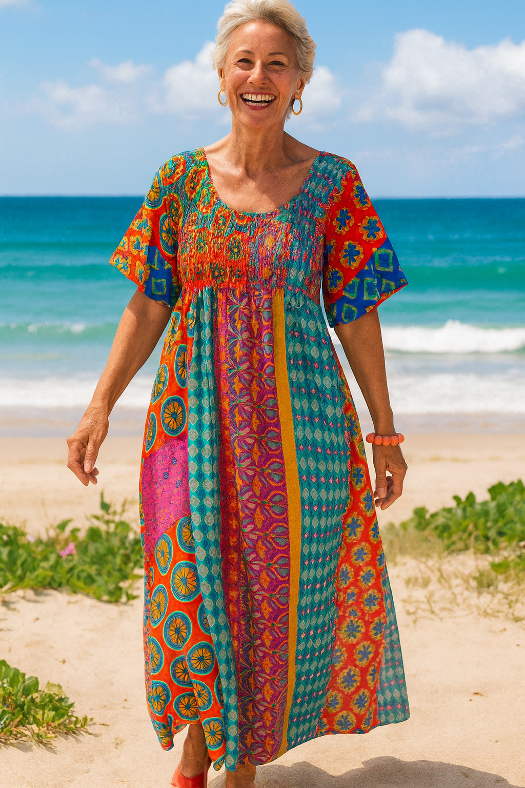 Althea | Robe Maxi Confort – Élégance Flatteuse pour Tous les Jours