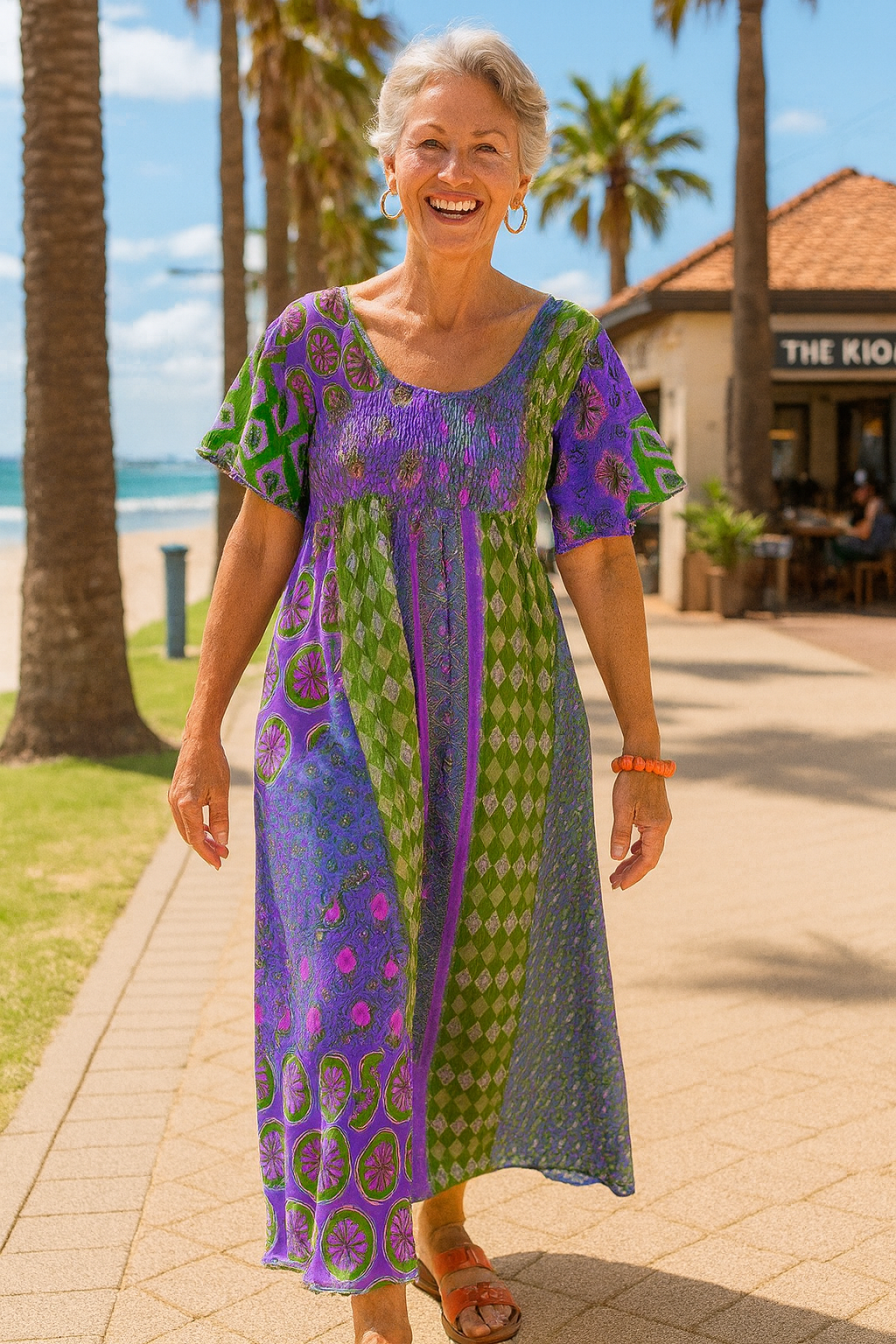 Althea | Robe Maxi Confort – Élégance Flatteuse pour Tous les Jours