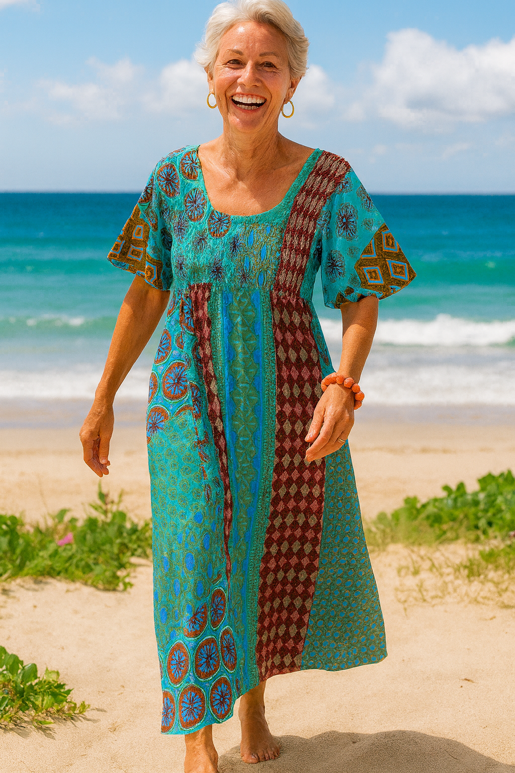 Althea | Robe Maxi Confort – Élégance Flatteuse pour Tous les Jours