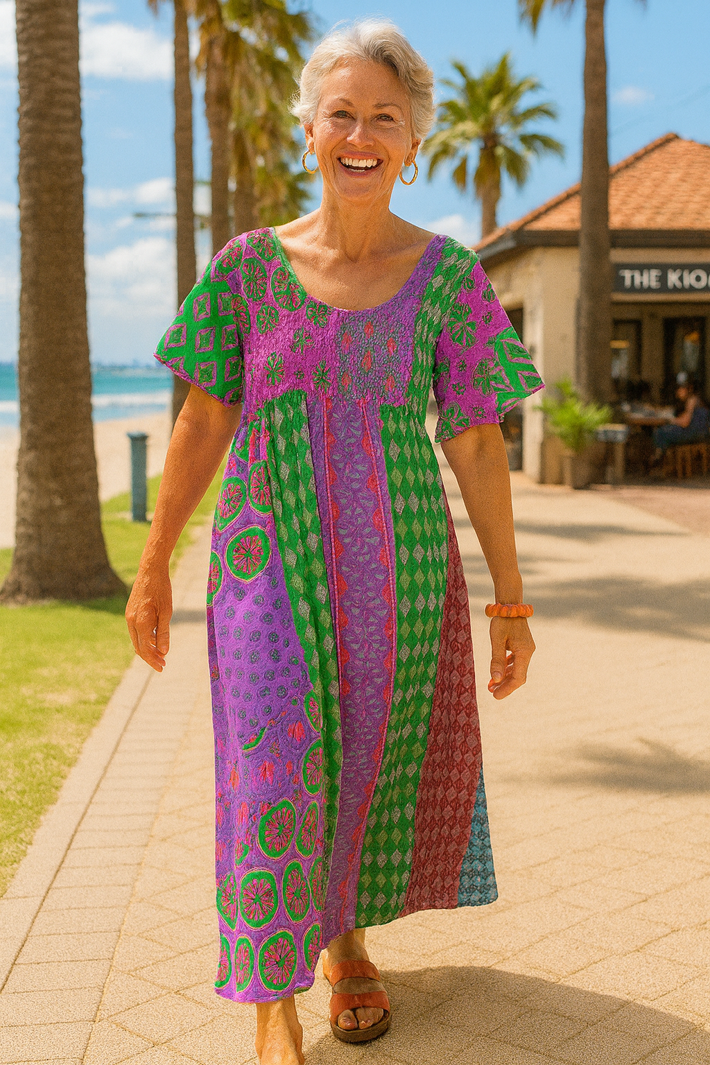 Althea | Robe Maxi Confort – Élégance Flatteuse pour Tous les Jours