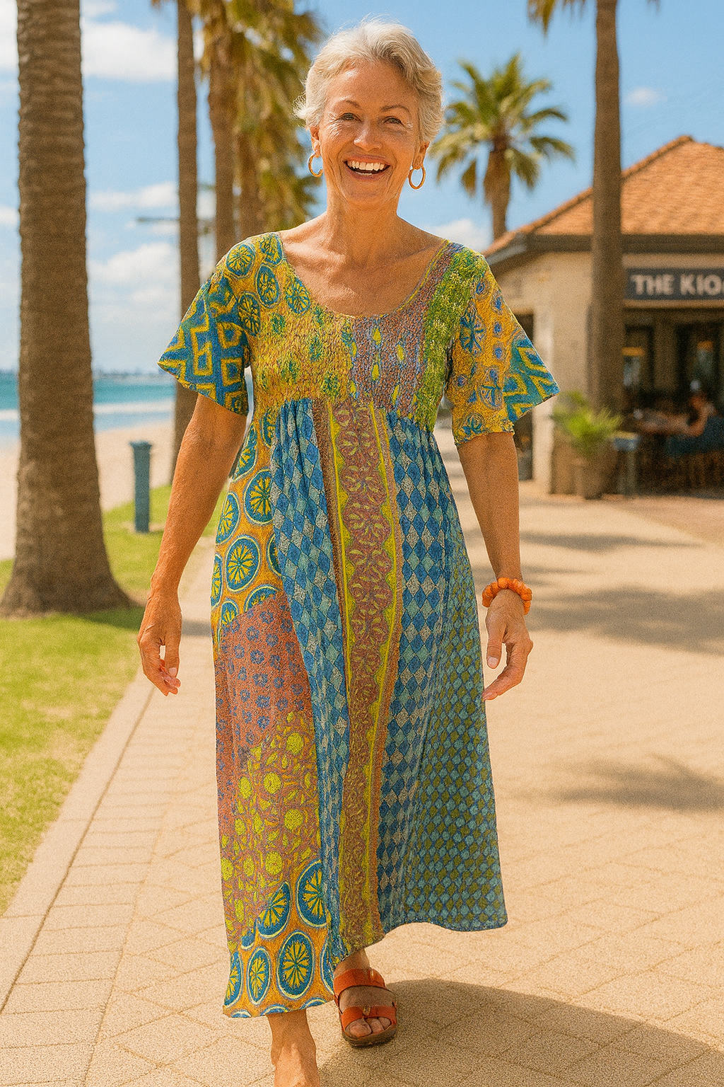 Althea | Robe Maxi Confort – Élégance Flatteuse pour Tous les Jours