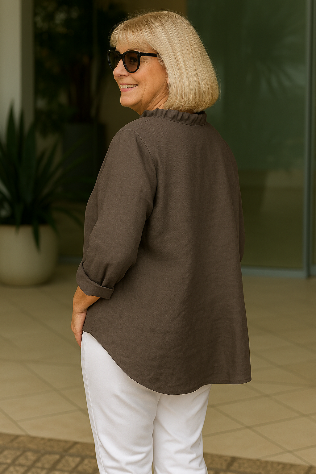 Maribel | Blouse Douce à Volants - pour un Réel Confort