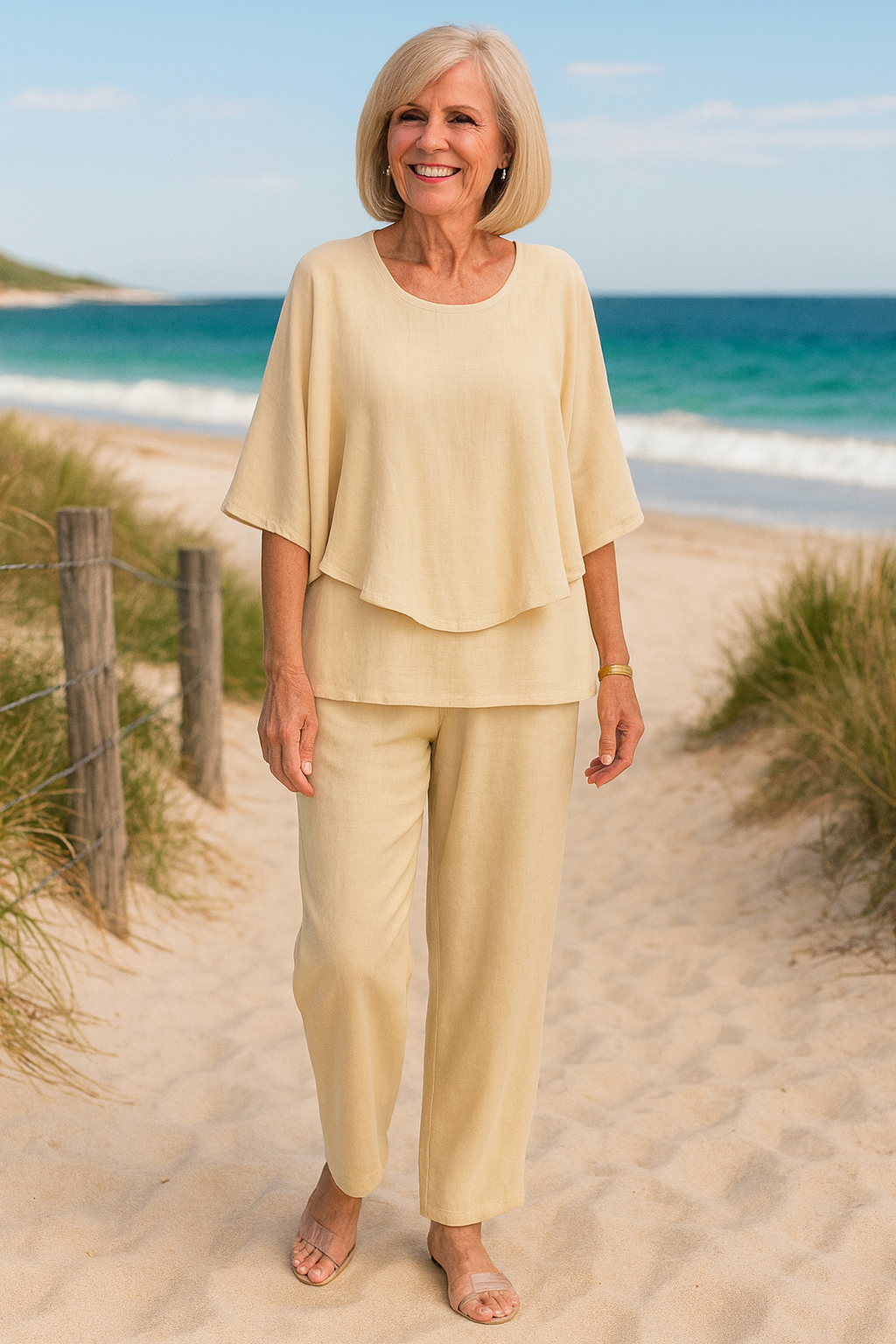 Rosalind | Ensemble Sophistiqué Deux-Pièces – Style Effortless, Confort Durable