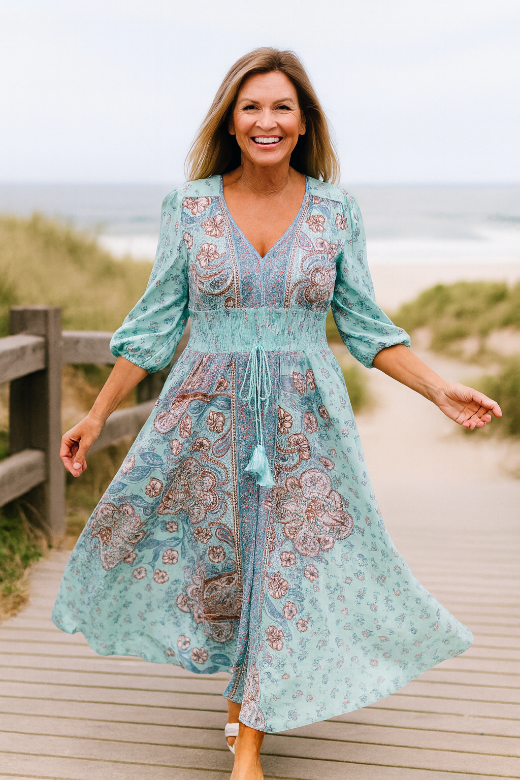 Robe Maxi Bohémienne Kiama