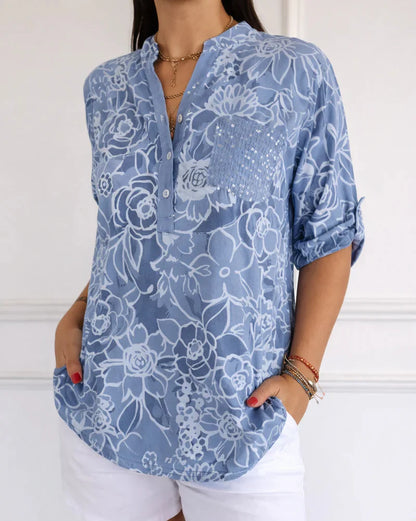 Elora™ | Blouse Élégante avec Poche