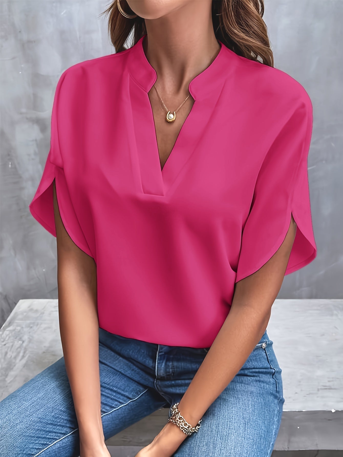 DELANEY™ - Blouse Moderne Élégante
