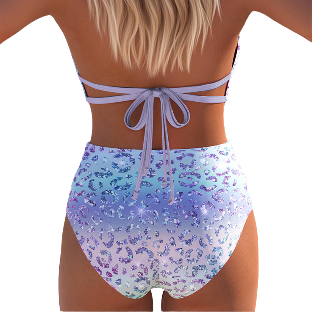 Perle | Bikini Wrap à Col Halter