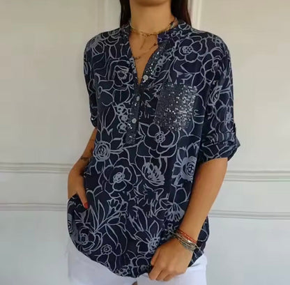 Elora™ - Blouse Élégante avec Poche