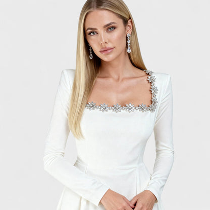 Celeste | elegancka kryształowa sukienka na niezapomniane wieczory