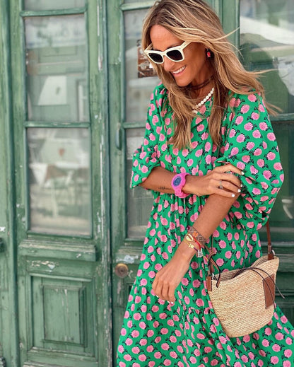 SABINE™ - Robe Maxi Boho Chic