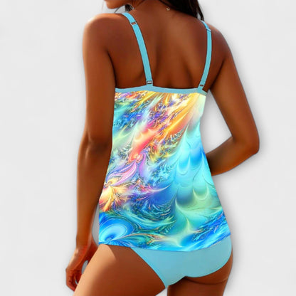 Patricia | Ensemble de Tankini Imprimé