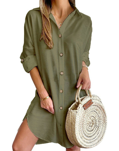 Catriona - Robe Chemise Boutonnée