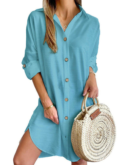 Catriona - Robe Chemise Boutonnée