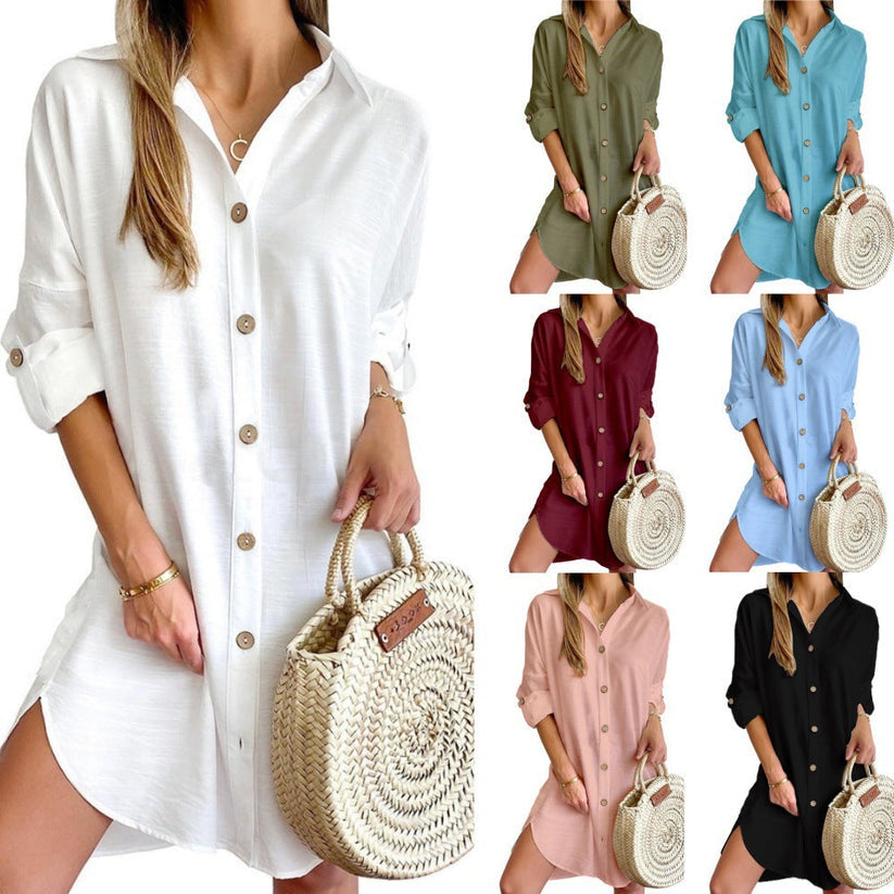 Catriona - Robe Chemise Boutonnée