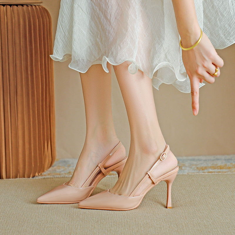 ZURI™ - Escarpin à Talon Aiguille avec Bride Ajustable