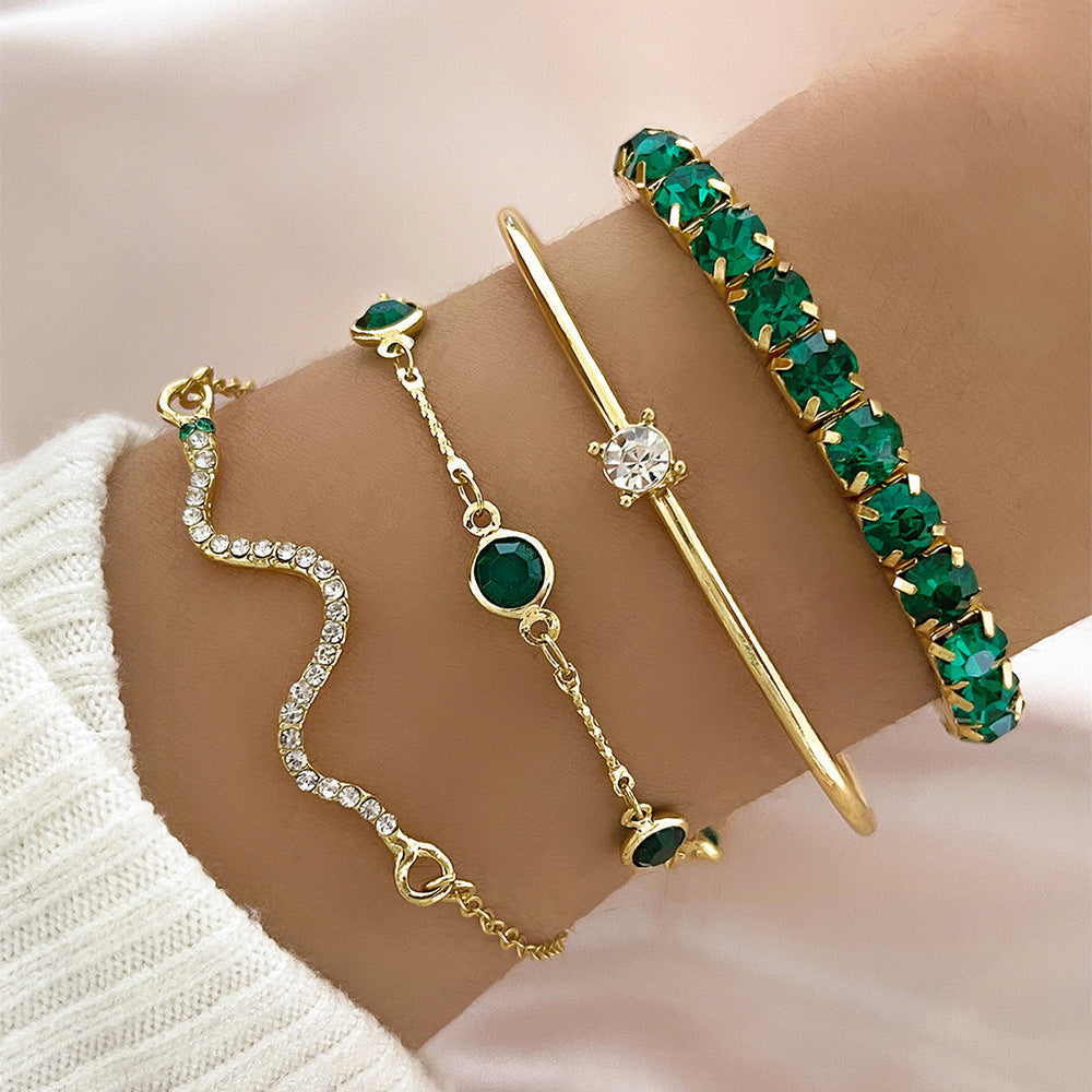 Bracelet émeraude Sorina Feldwyn | Or