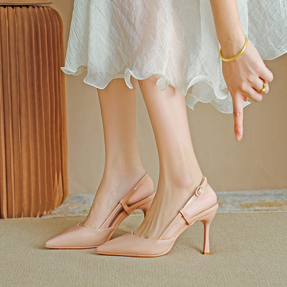 ZURI™ - Escarpin à Talon Aiguille avec Bride Ajustable