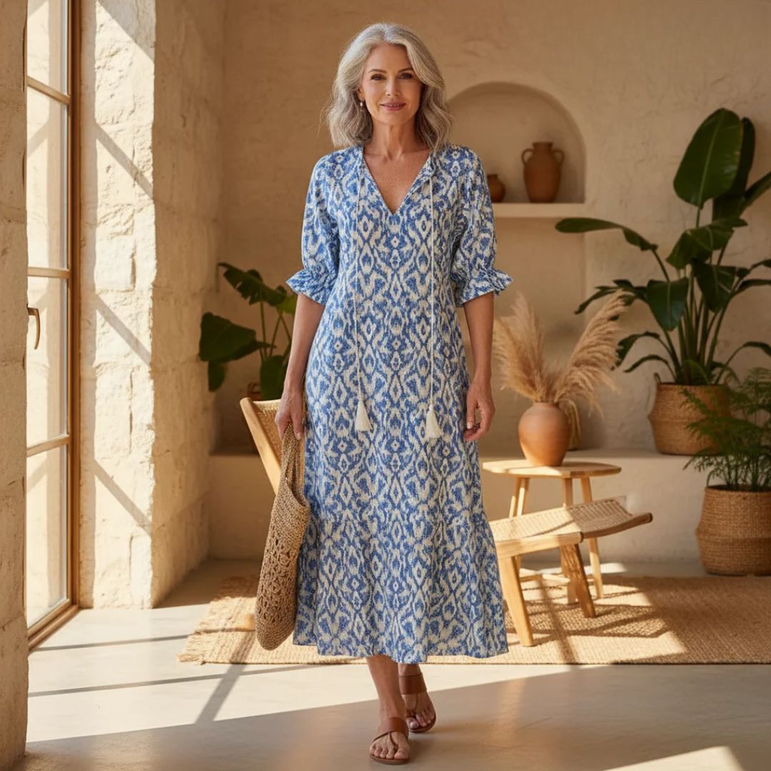 Michaela - Robe Boho avec Couverture du Ventre