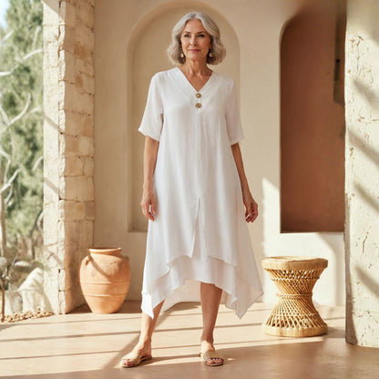 Clementine - Robe Button Breeze