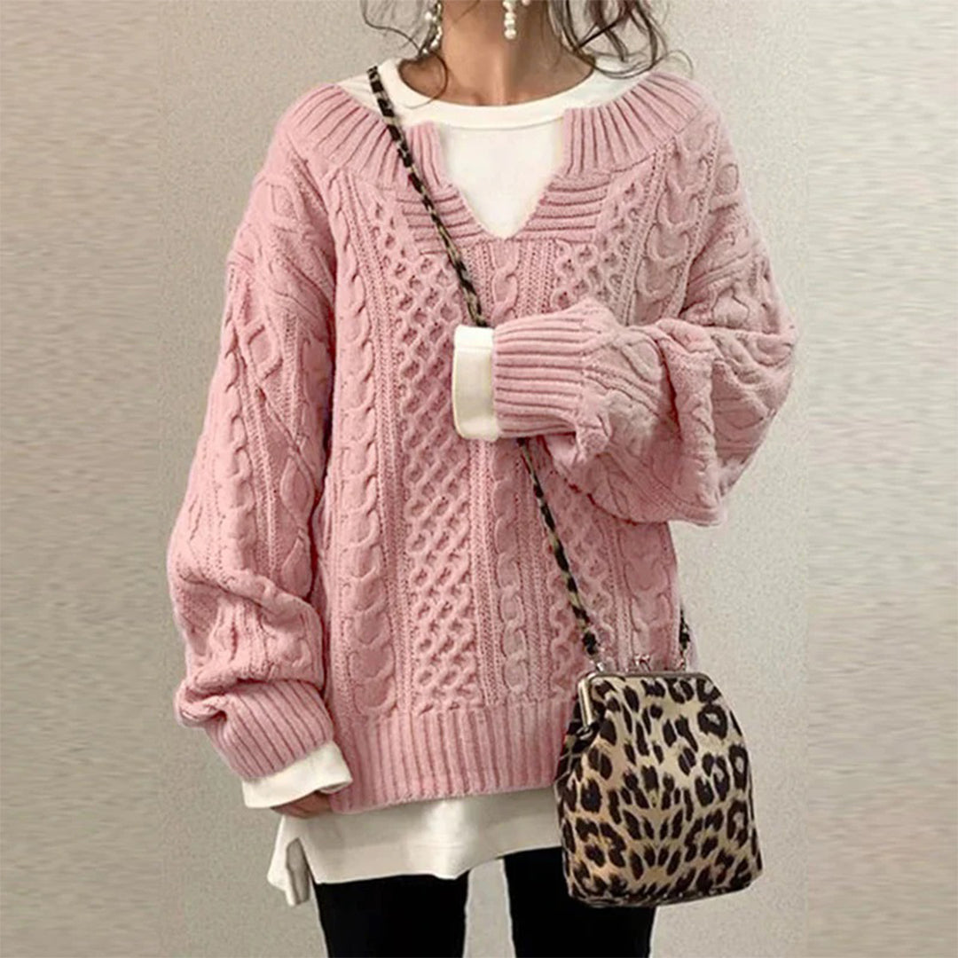 SOFFY | Zimowy sweter Twisted