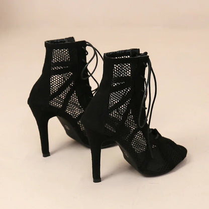 GAYLE™ – Talons Hauts en Maille Élégante
