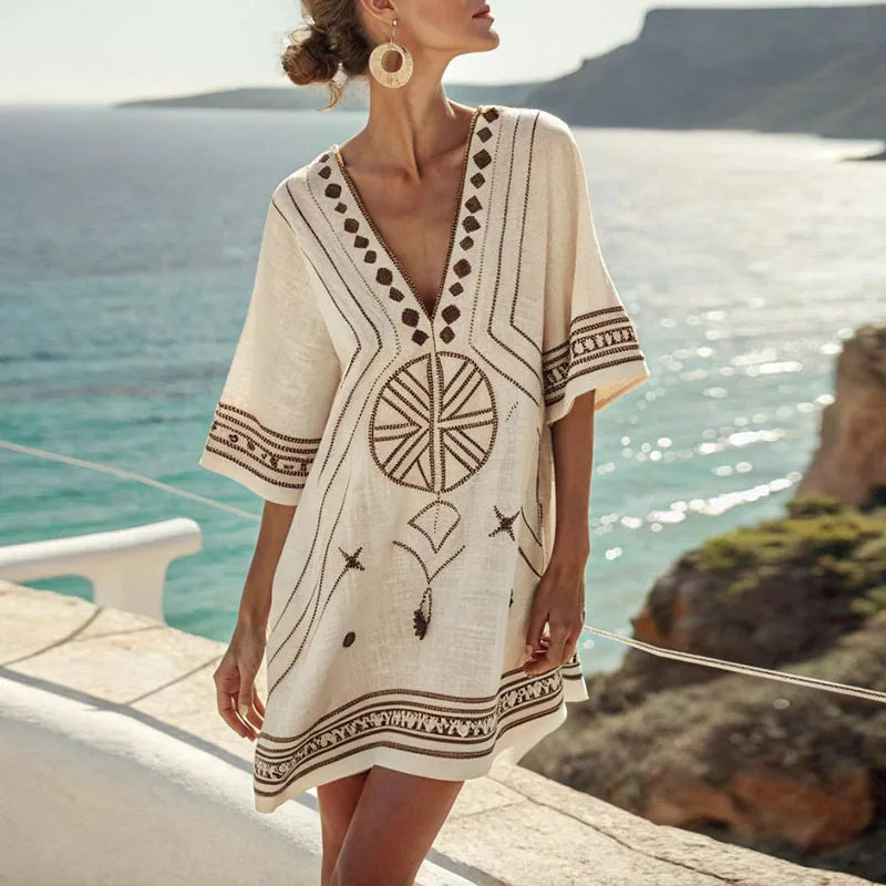 Danique - Robe de Plage Élégante pour un Look Estival Stylé
