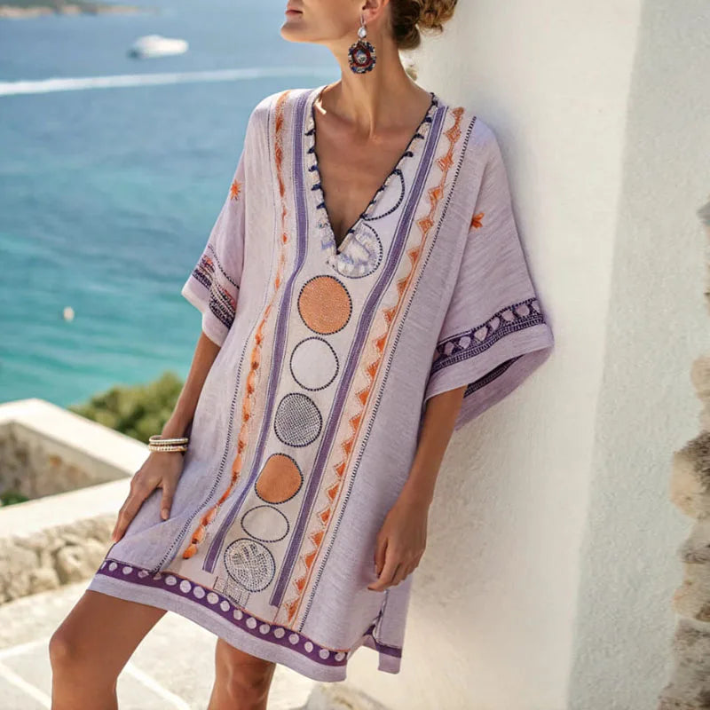Esmee - Robe de Plage Élégante et Confortable pour un Style de Plage Sans Effort