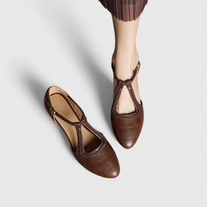 Delphine | Sandales Plates Élégantes