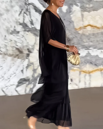 Juliette | Robe Maxi Élégante qui Cache le Ventre