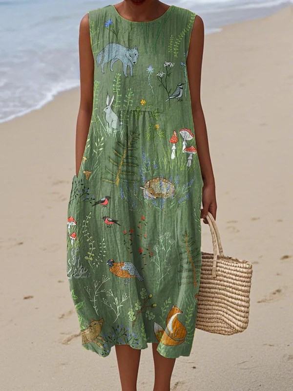 Lila™ - Robe Midi Quotidienne