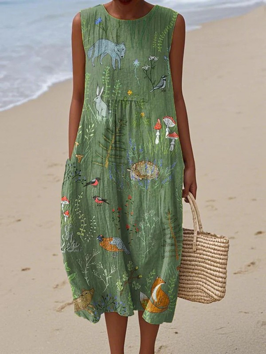 Lila™ - Robe Midi Quotidienne
