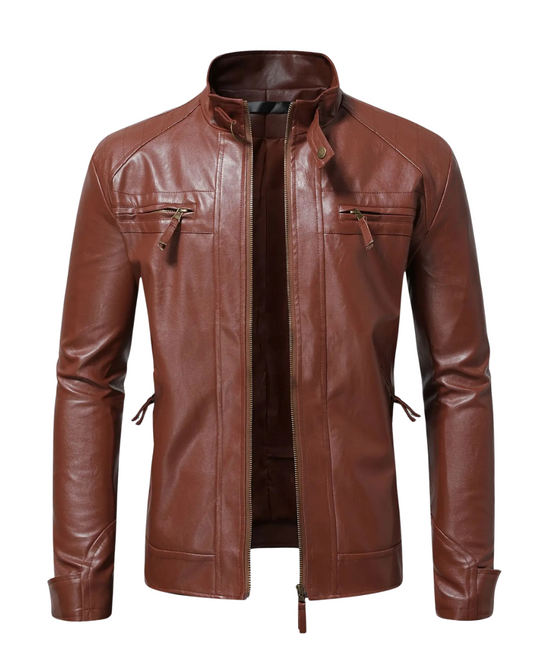 Bartosz™ | Elegancka Skórzana Kurtka Męska